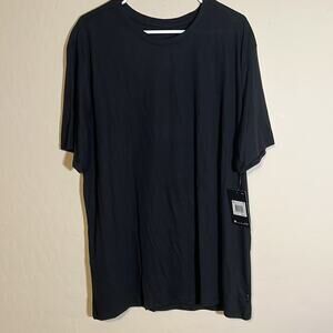 Nike plain black tee - 2XL